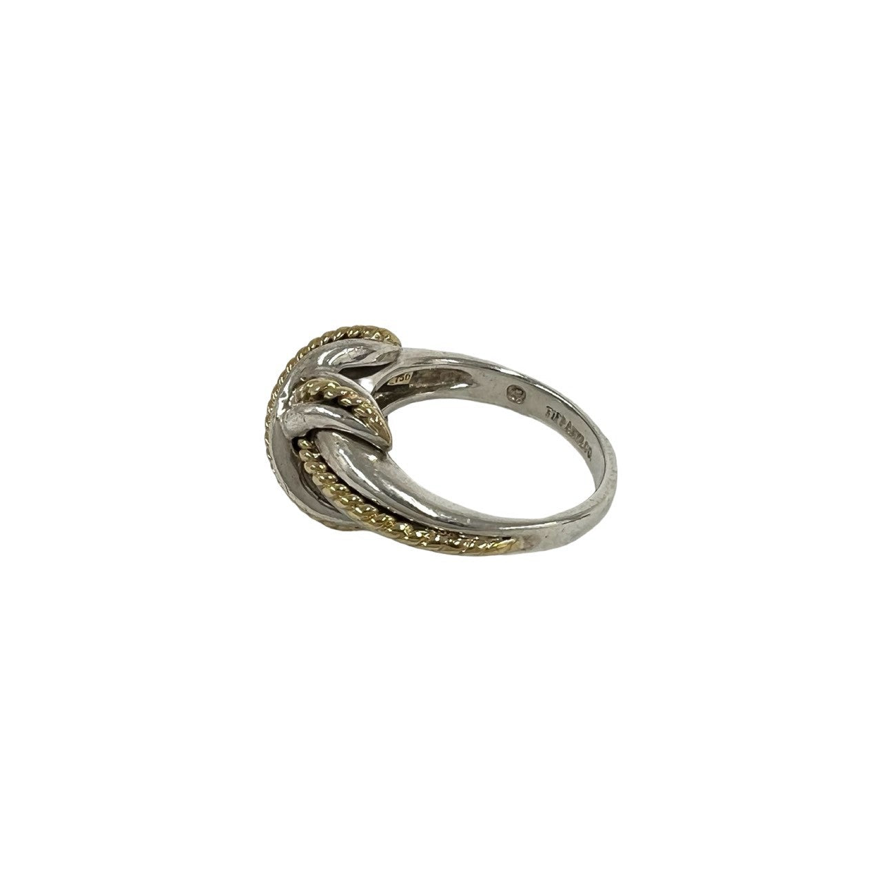 TIFFANY&Co. ティファニー (Vintage) シグネチャーリング 指輪 10号 925 K18 750YG 4