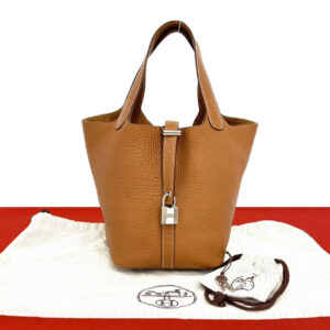 HERMES エルメス ピコタンロック PM ハンドバッグ トリヨンクレマンス