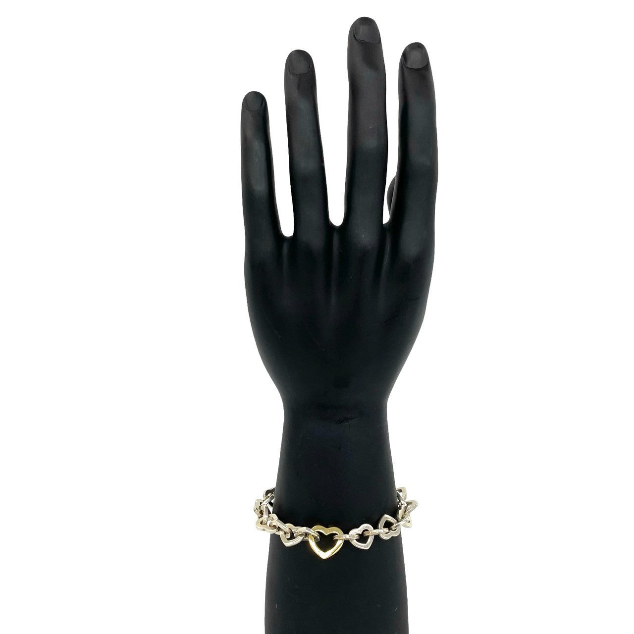 TIFFANY&Co. ティファニー ハートリンク コンビ ブレスレット 925 K18 750YG 2
