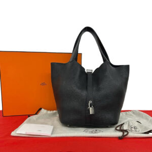 HERMES エルメス ピコタンロック GM ハンドバッグ トリヨンクレマンス