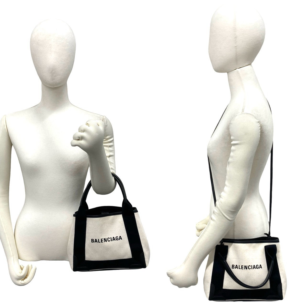 BALENCIAGA バレンシアガ ネイビーカバス S ショルダーバッグ 2