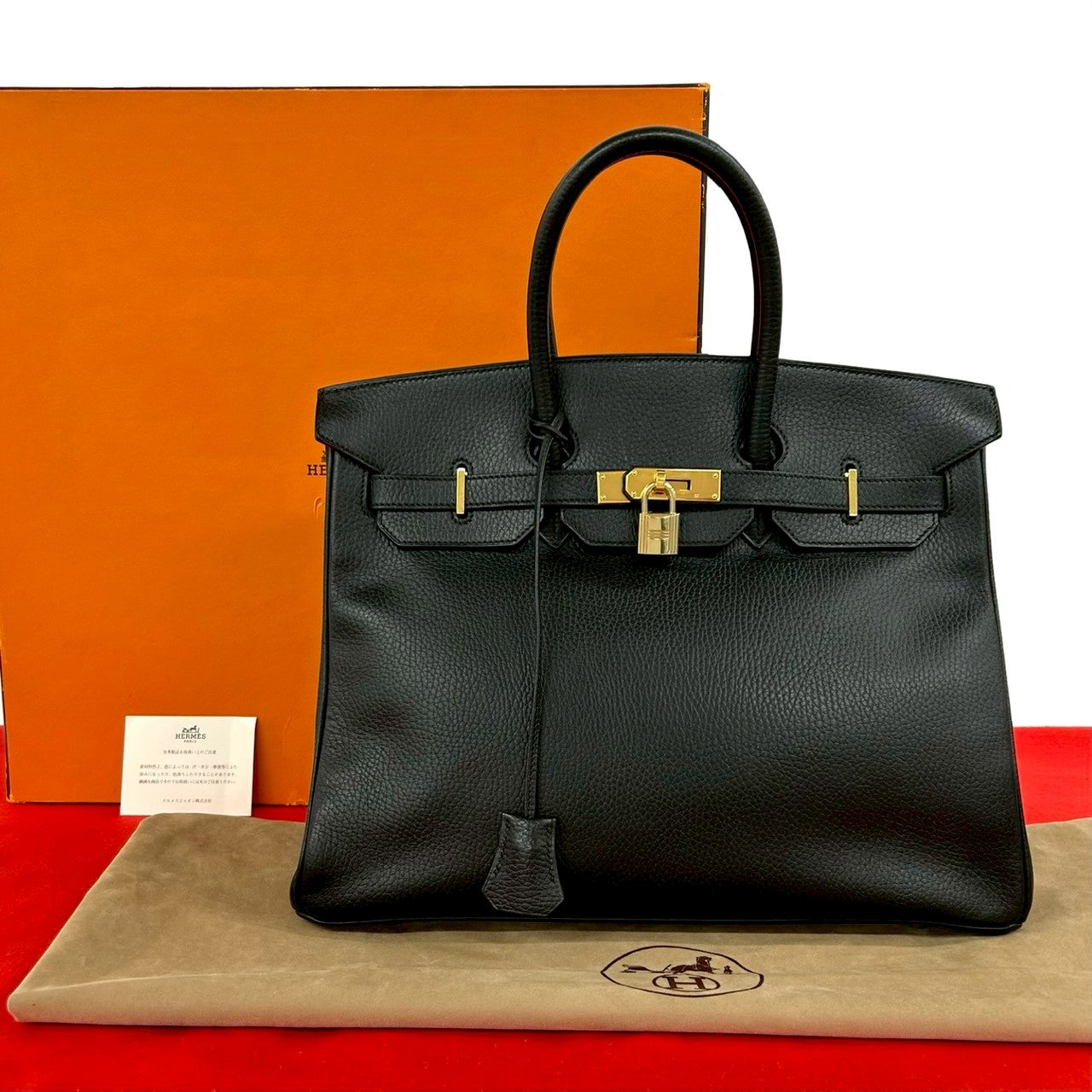 HERMES エルメス バーキン 35 ハンドバッグ アルデンヌ