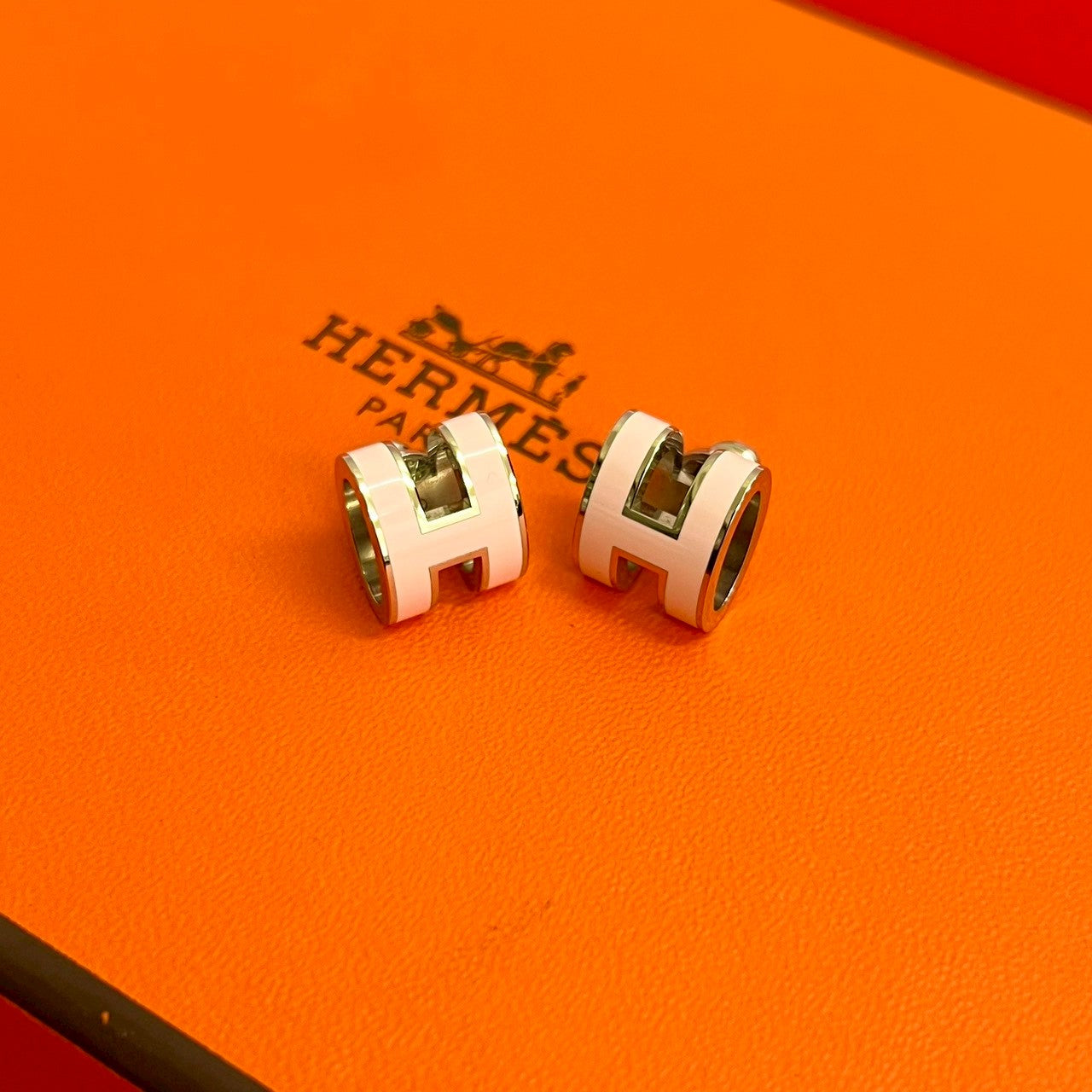 HERMES エルメス ポップアッシュ ピアス