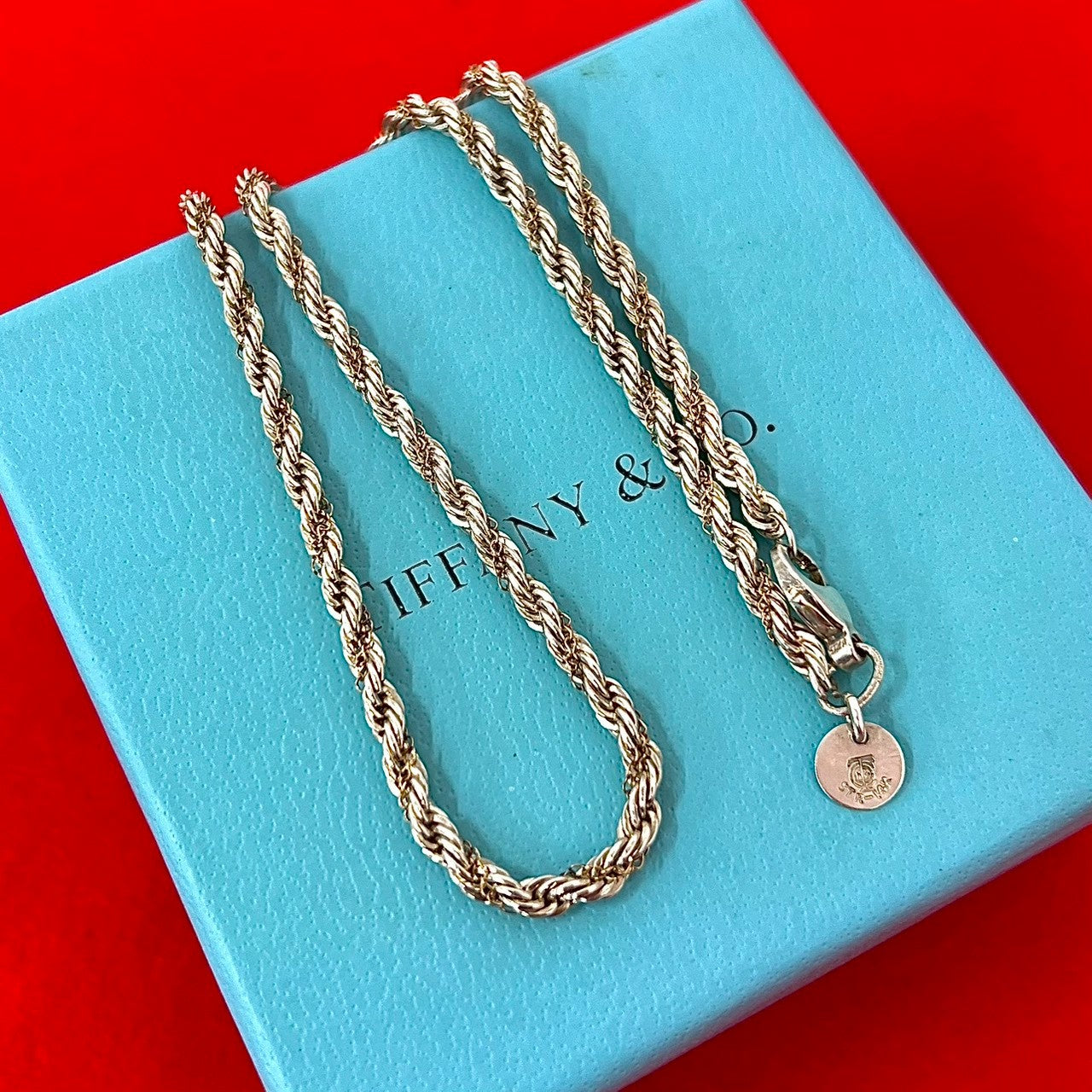 TIFFANY&Co. ティファニー ツイストロープチェーン ネックレス
