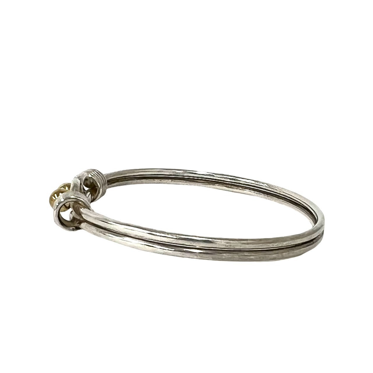 TIFFANY&Co. ティファニー (Vintage) ダブル フック バングル 925 K18 750YG 4