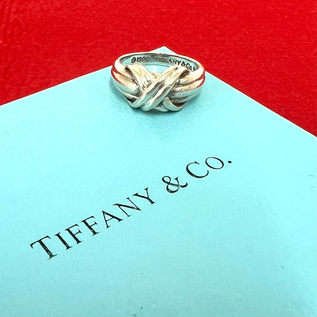 TIFFANY&Co. ティファニー (Vintage) シグネチャークロス リング 指輪