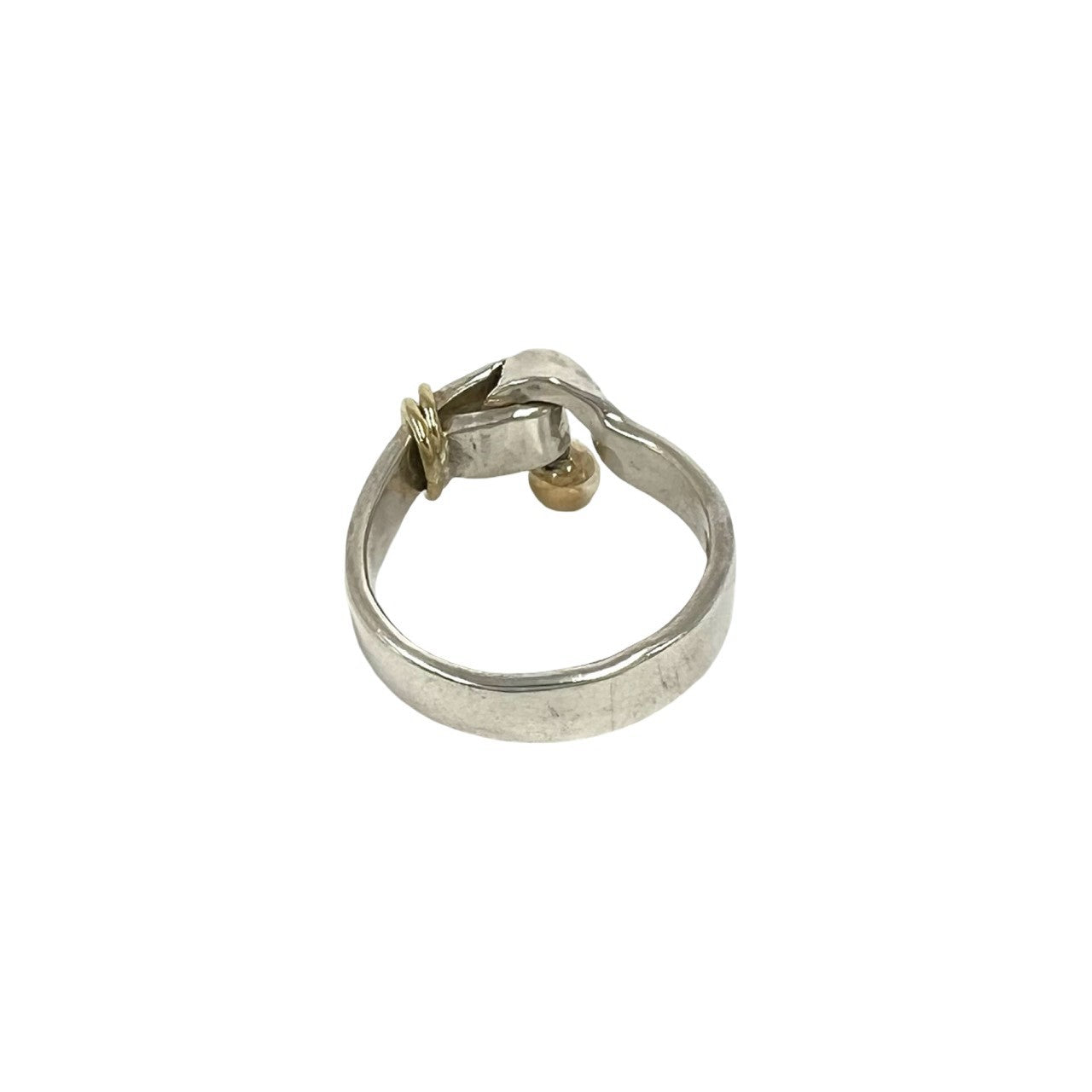 TIFFANY&Co. ティファニー (Vintage) フック&アイ リング 指輪 9号 925 K18 750 YG 6