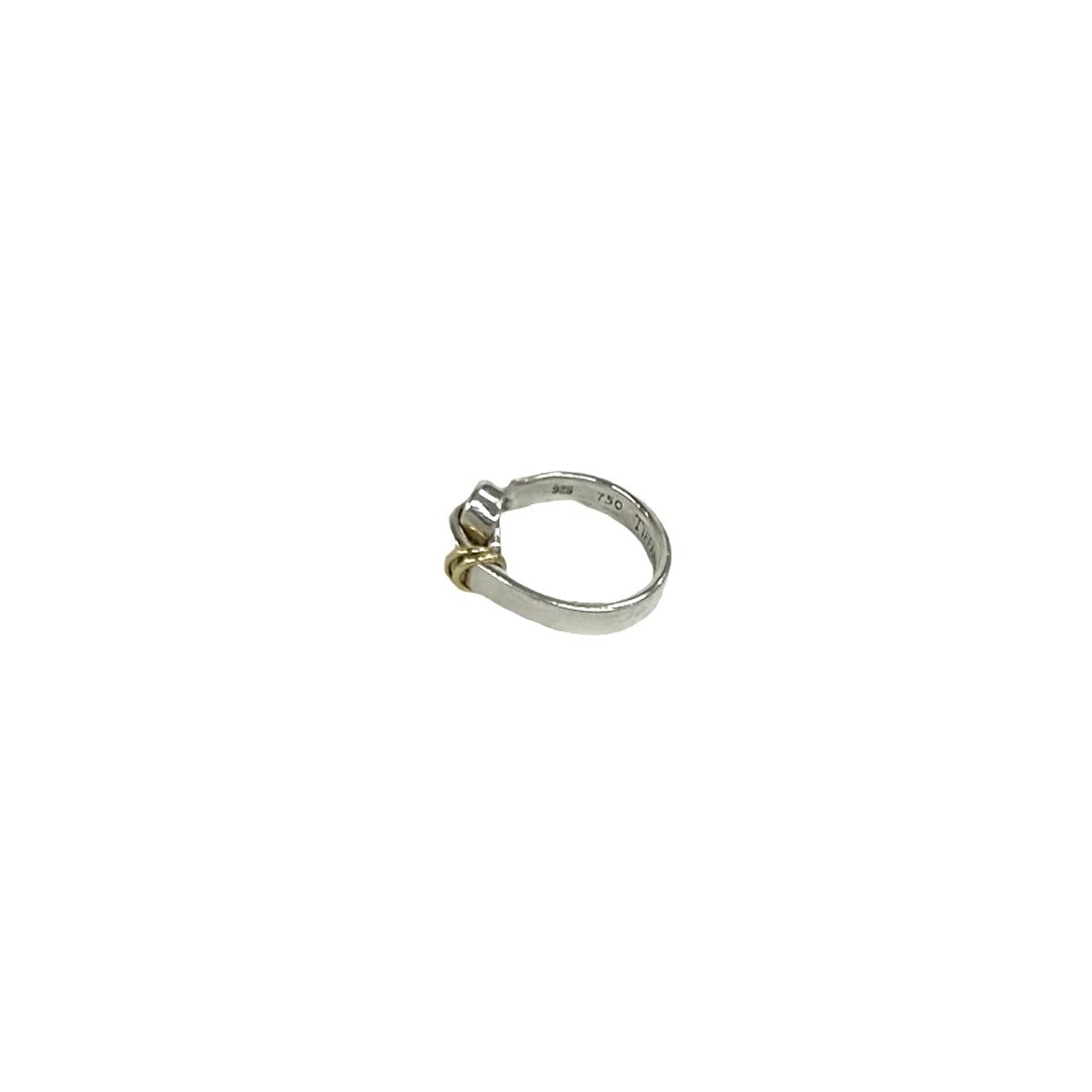TIFFANY&Co. ティファニー (Vintage) フック&アイ リング 925 K18 750YG 指輪 5