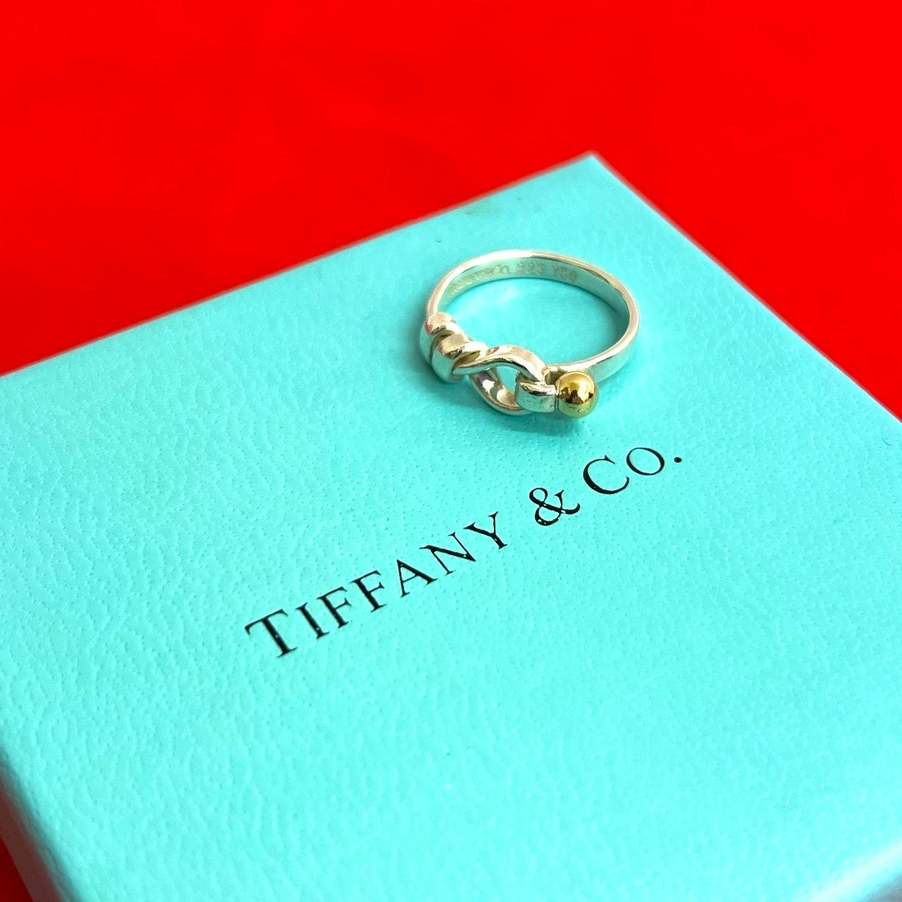 TIFFANY&Co. ティファニー フック&アイ ラブノット リング・指輪