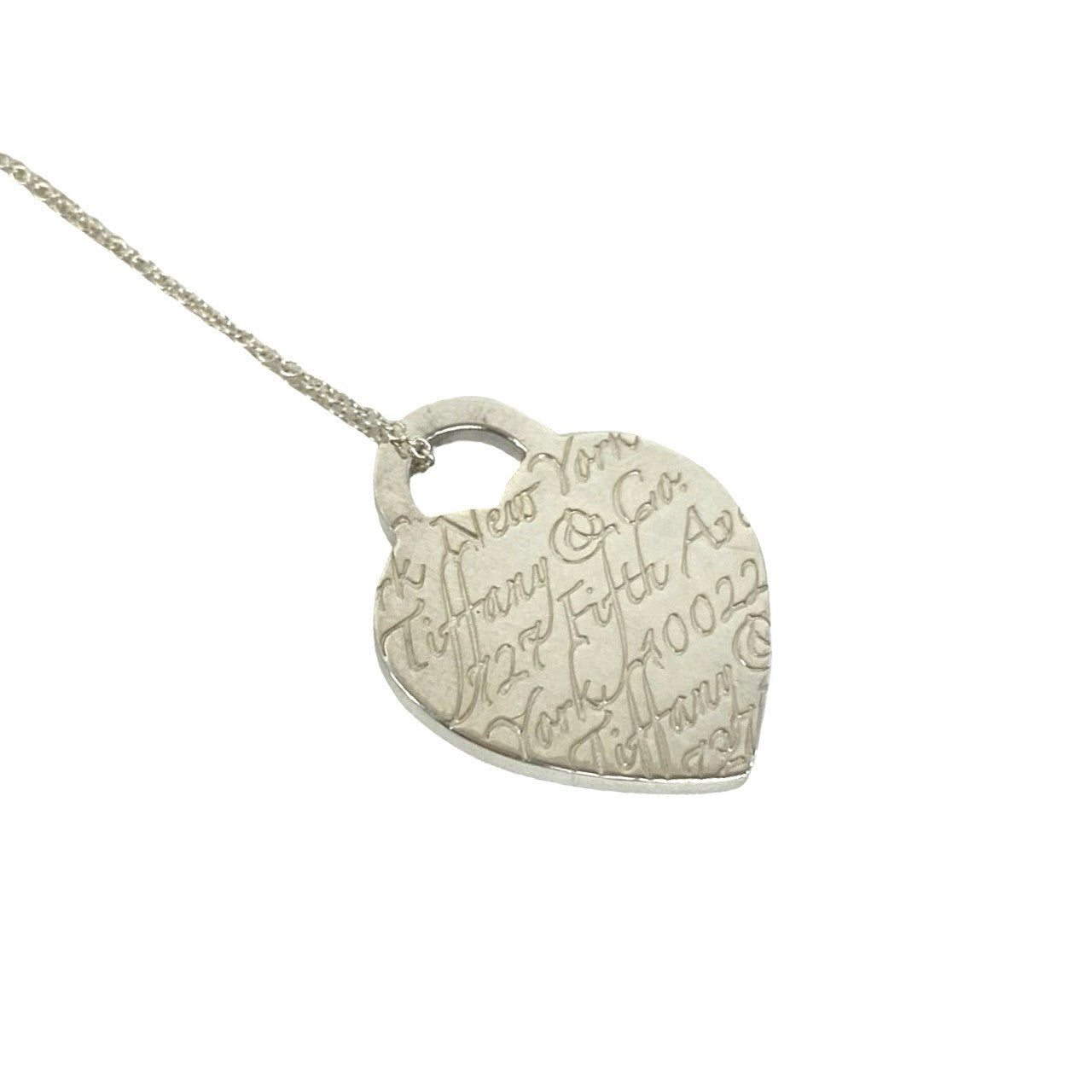 TIFFANY&Co. ティファニー (Vintage) ノーツ ハートタグ ネックレス 4