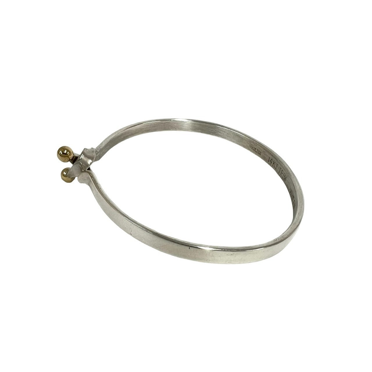 TIFFANY&Co. ティファニー (Vintage) ダブルフック バングル 925 K18 750YG 5