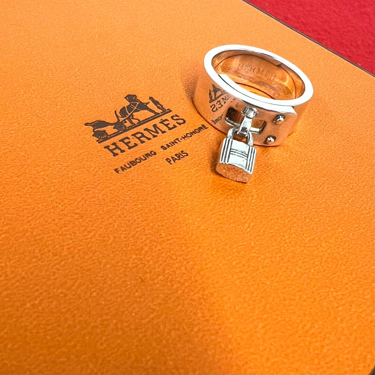 HERMES エルメス ケリー リング 指輪 6号 表記サイズ #48