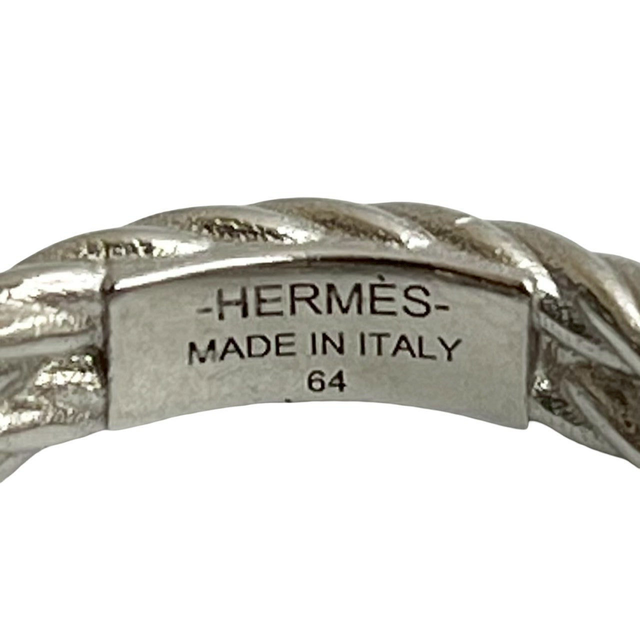 HERMES エルメス コルタージュ ロープリング 64 指輪 2
