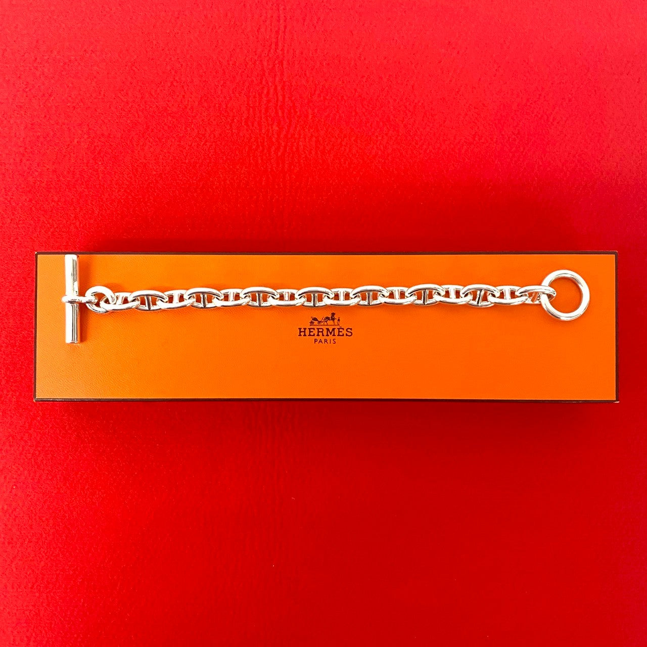 HERMES エルメス シェーヌダンクル MM 16コマ ブレスレット