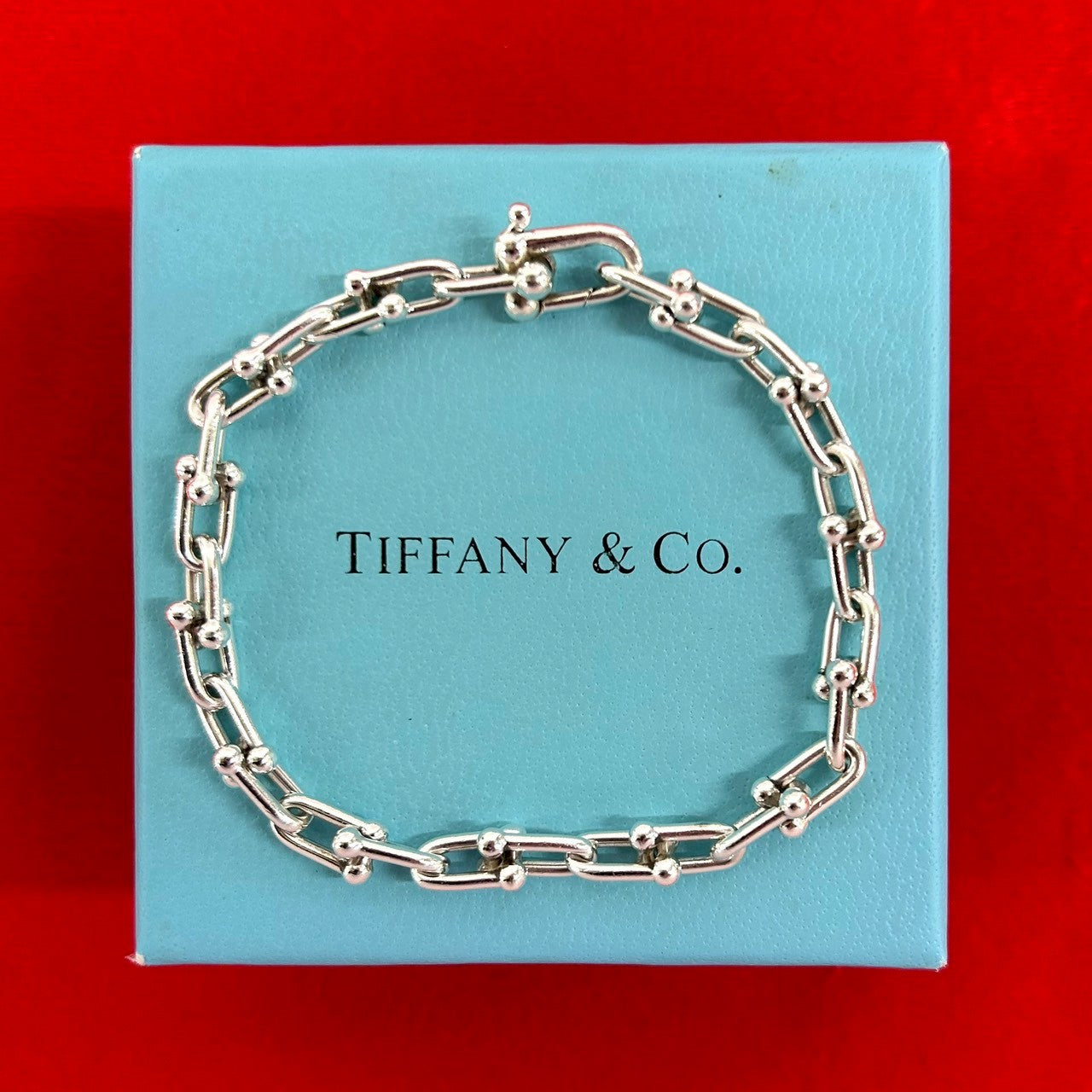 TIFFANY&Co. ティファニー ハードウェア スモールリンク ブレスレット