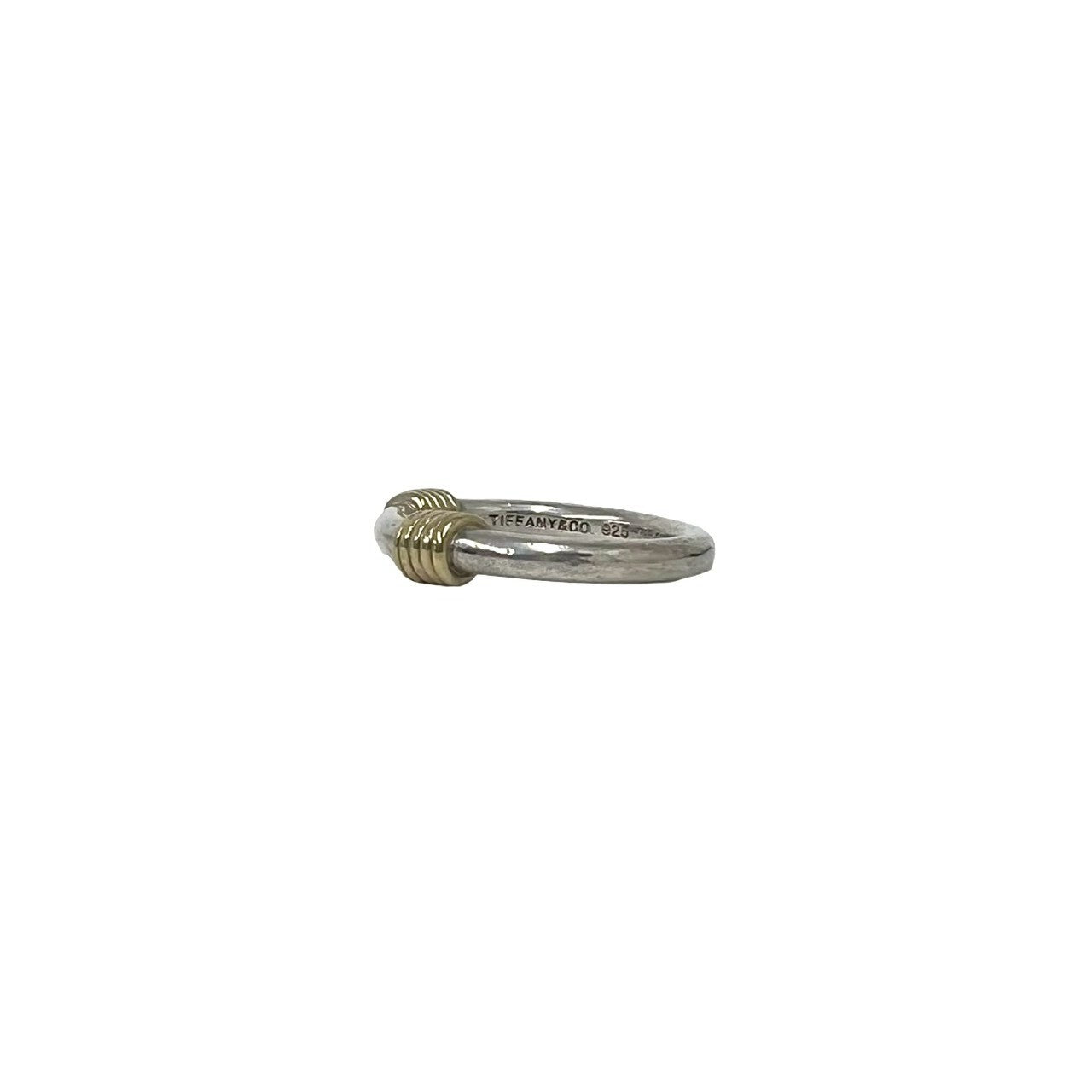 TIFFANY&Co. ティファニー バンドウィズ 2ワイヤー リング 925 K18 750 YG 指輪 4