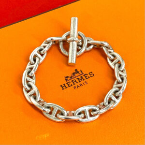 HERMES エルメス (Vintage) シェーヌダンクル MM 17コマ マルジェラ期 ブレスレット
