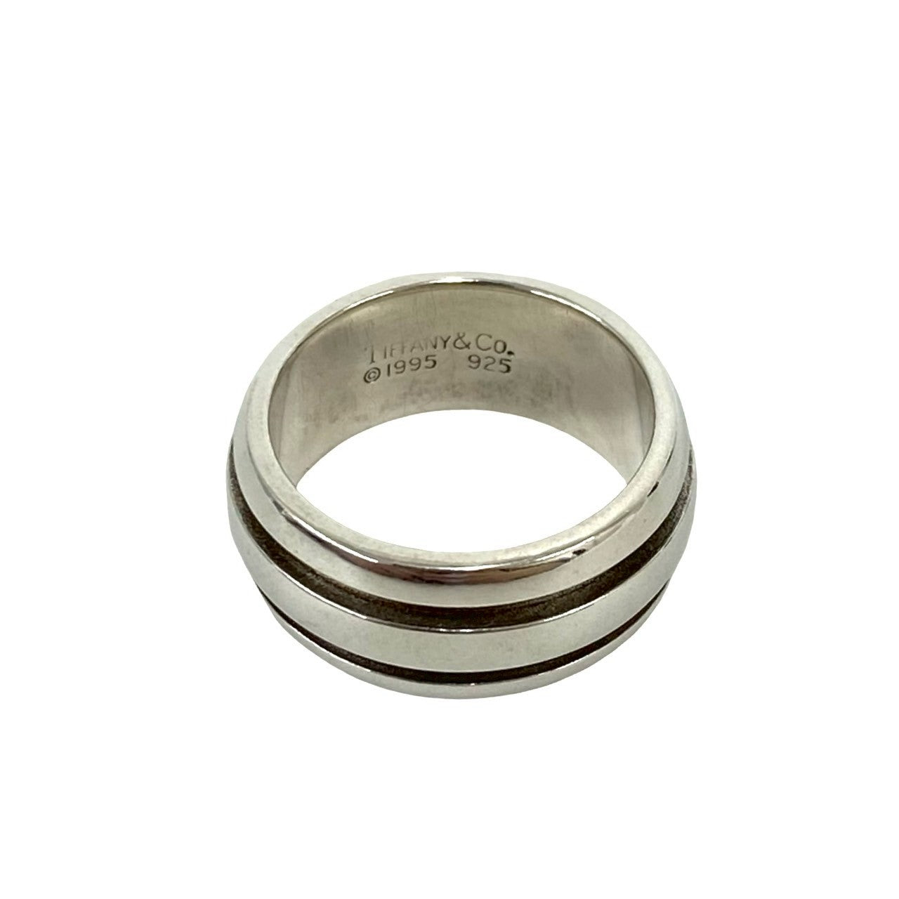TIFFANY&Co. ティファニー (Vintage) グルーブド ダブルライン リング 指輪 3
