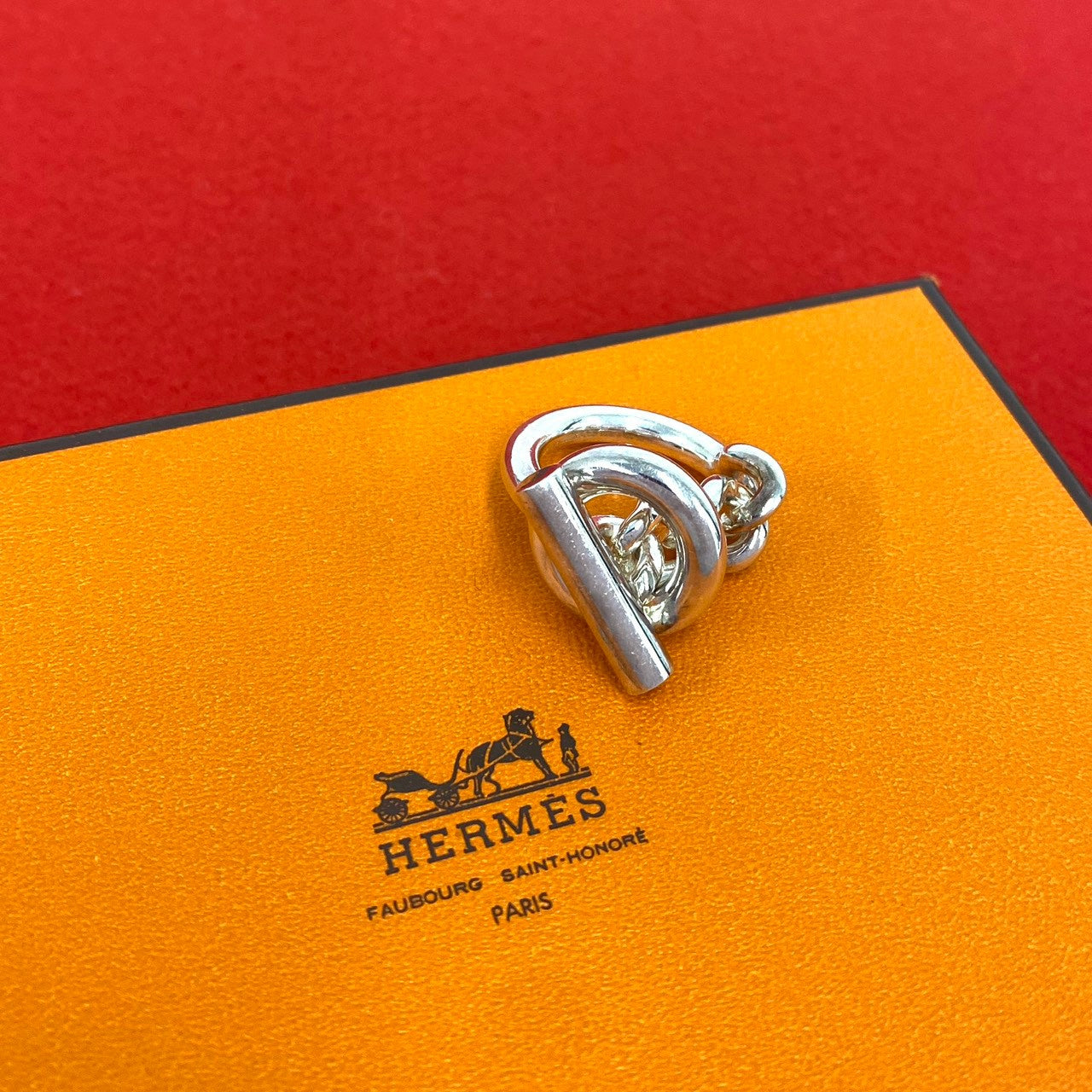 HERMES エルメス クロワゼット リング 指輪 9号 表記サイズ #50