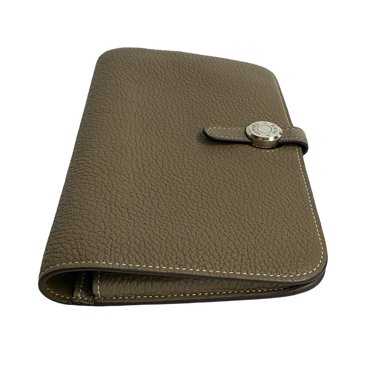 HERMES エルメス トゴン GM 二つ折り財布 エトゥープ 6