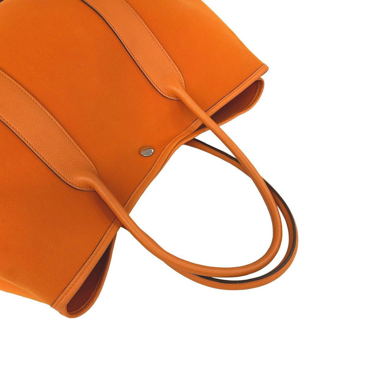 HERMES エルメス ガーデンパーティー MM ハンドバッグ トワルオフィシエ ブッフル 4
