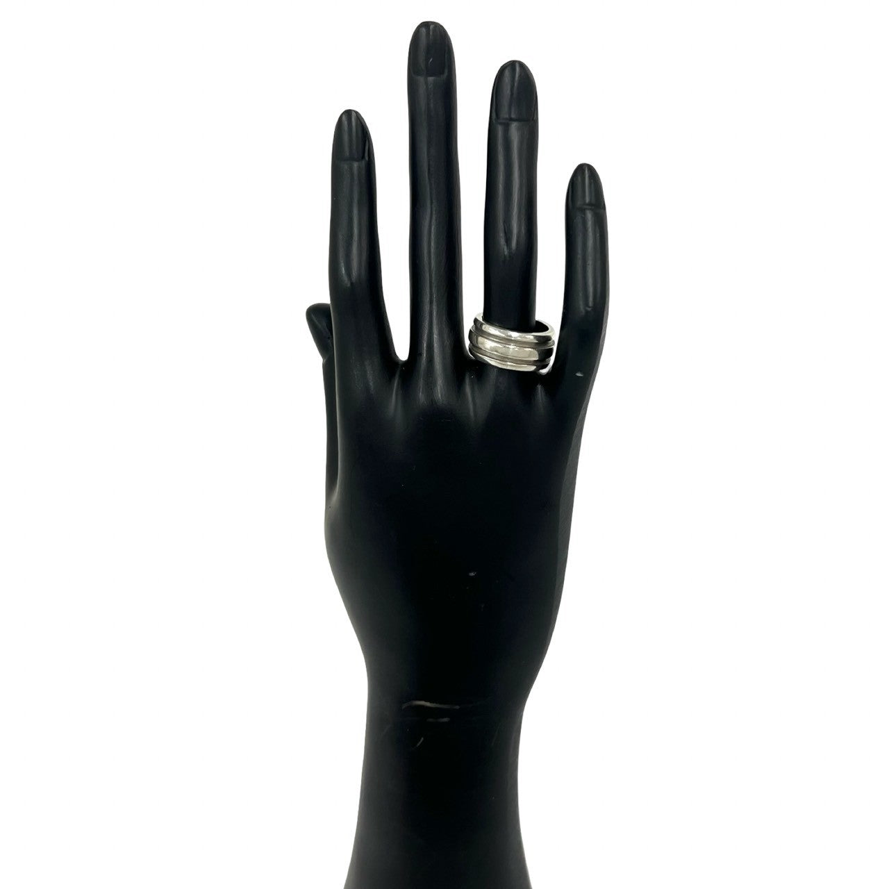 TIFFANY&Co. ティファニー (Vintage) グルーブド ダブルライン リング 指輪 2