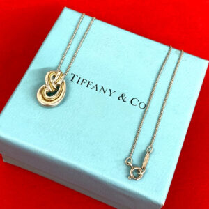 TIFFANY&Co. ティファニー (Vintage) ツイスト ノット ネックレス 925 K18 750YG