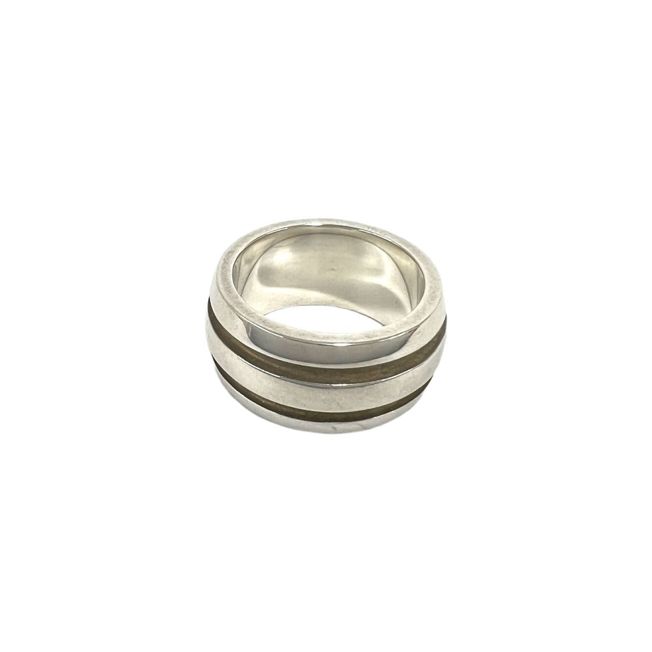 TIFFANY&Co. ティファニー (Vintage) グルーブド ダブルライン リング 指輪 7号 4
