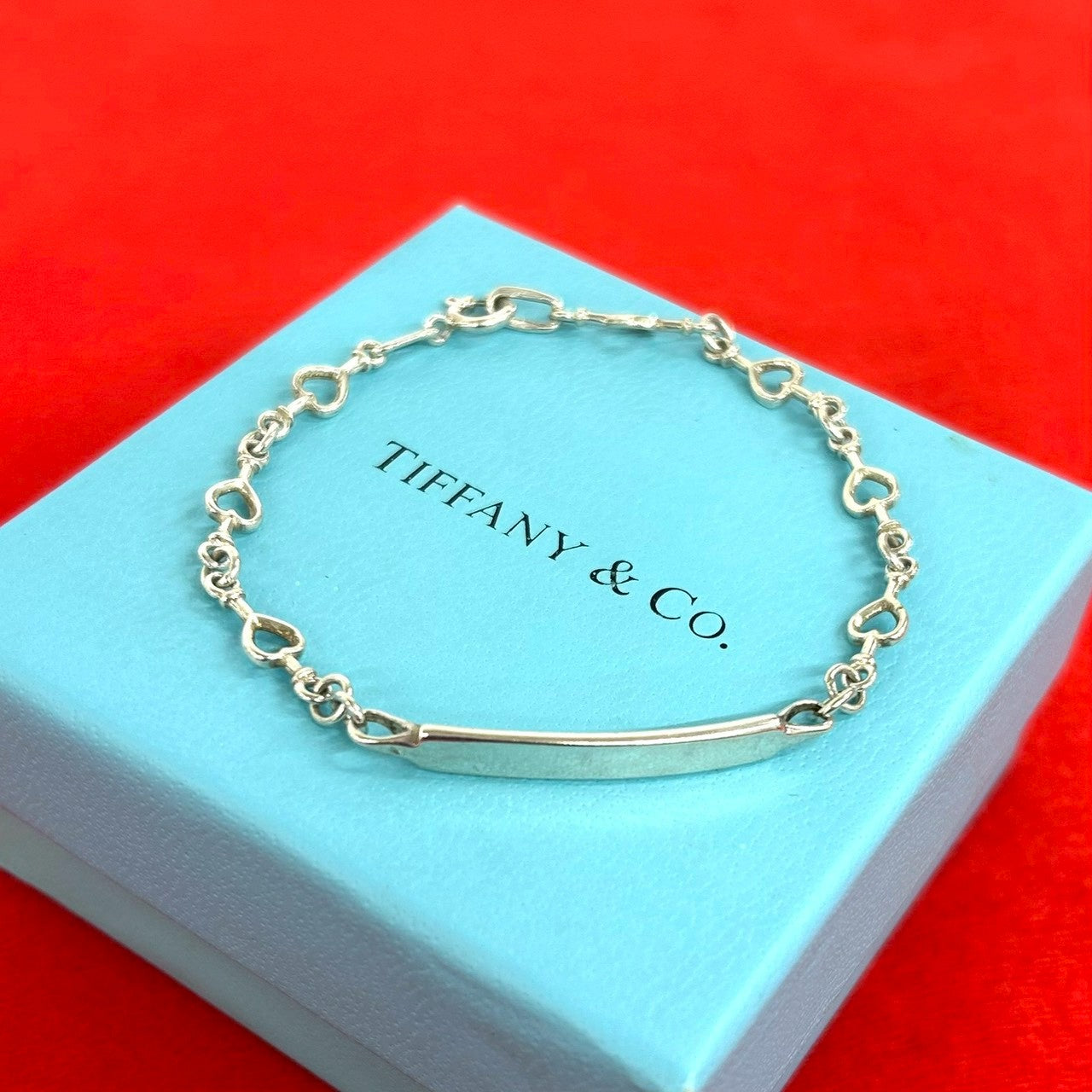 TIFFANY&Co. ティファニー (Vintage) ID ハート ブレスレット