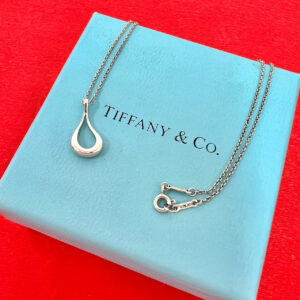 TIFFANY&Co. ティファニー (Vintage) オープン ティアドロップ ネックレス