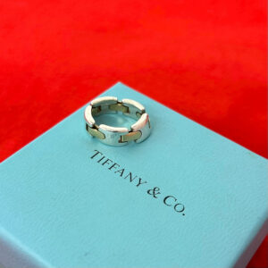 TIFFANY&Co. ティファニー (Vintage) Hリンク コンビ リング 指輪 925 K18 750 YG