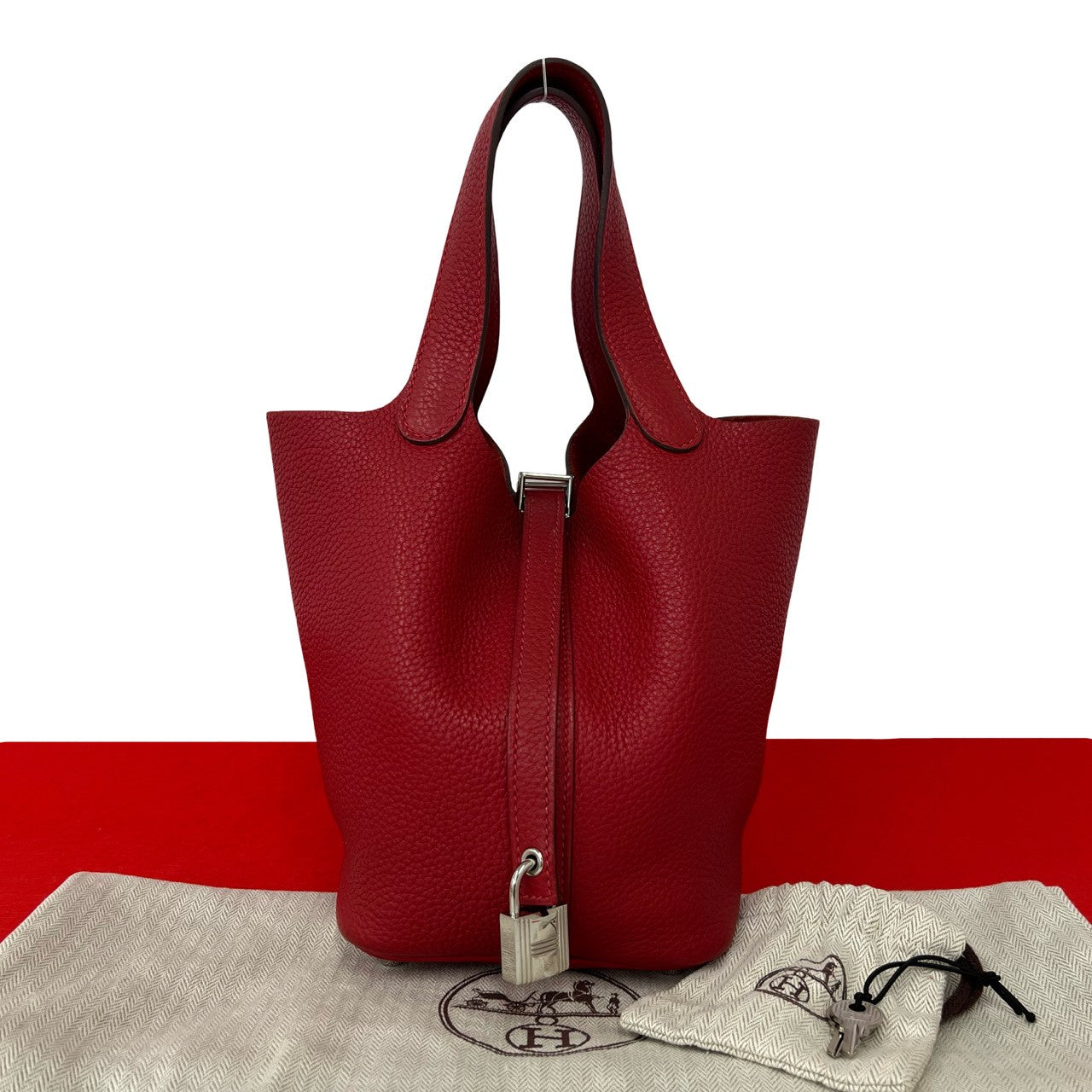 HERMES エルメス ピコタンロック PM ハンドバッグ トリヨンクレマンス