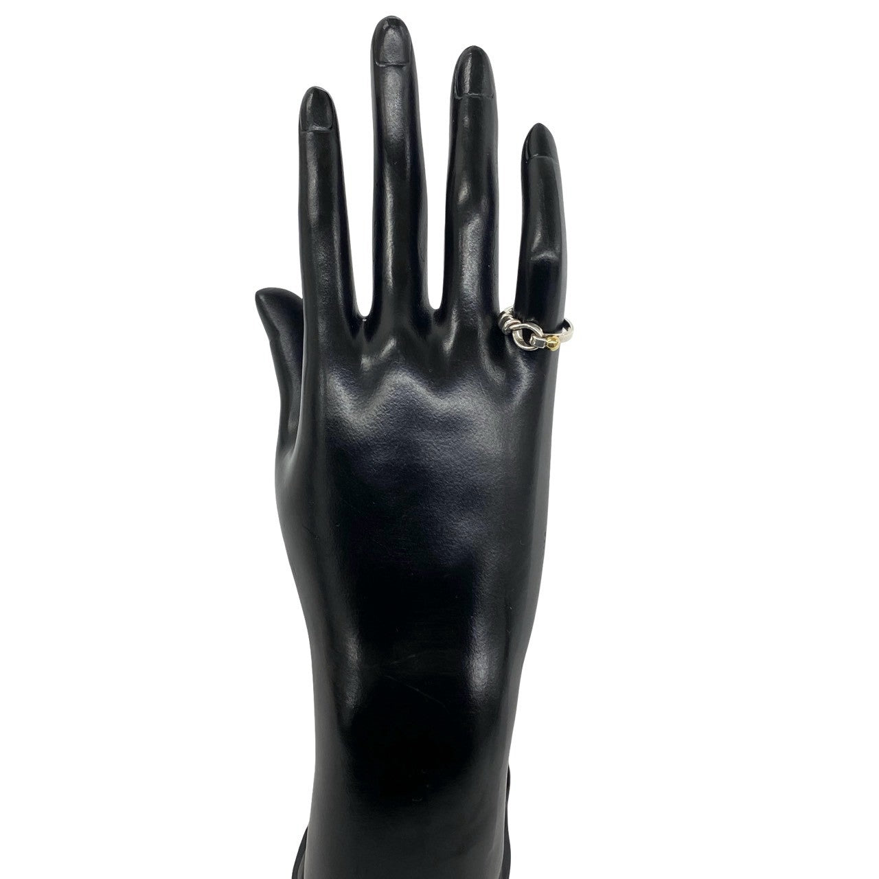 TIFFANY&Co. ティファニー (Vintage) フック&アイ リング 指輪 8号 925 K18 750YG 2