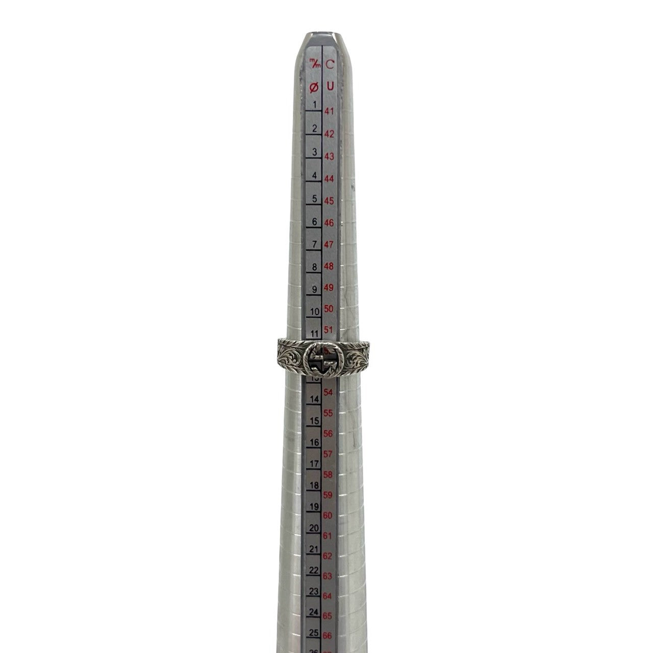 GUCCI グッチ インターロッキングG アラベスク リング 指輪 12号 7
