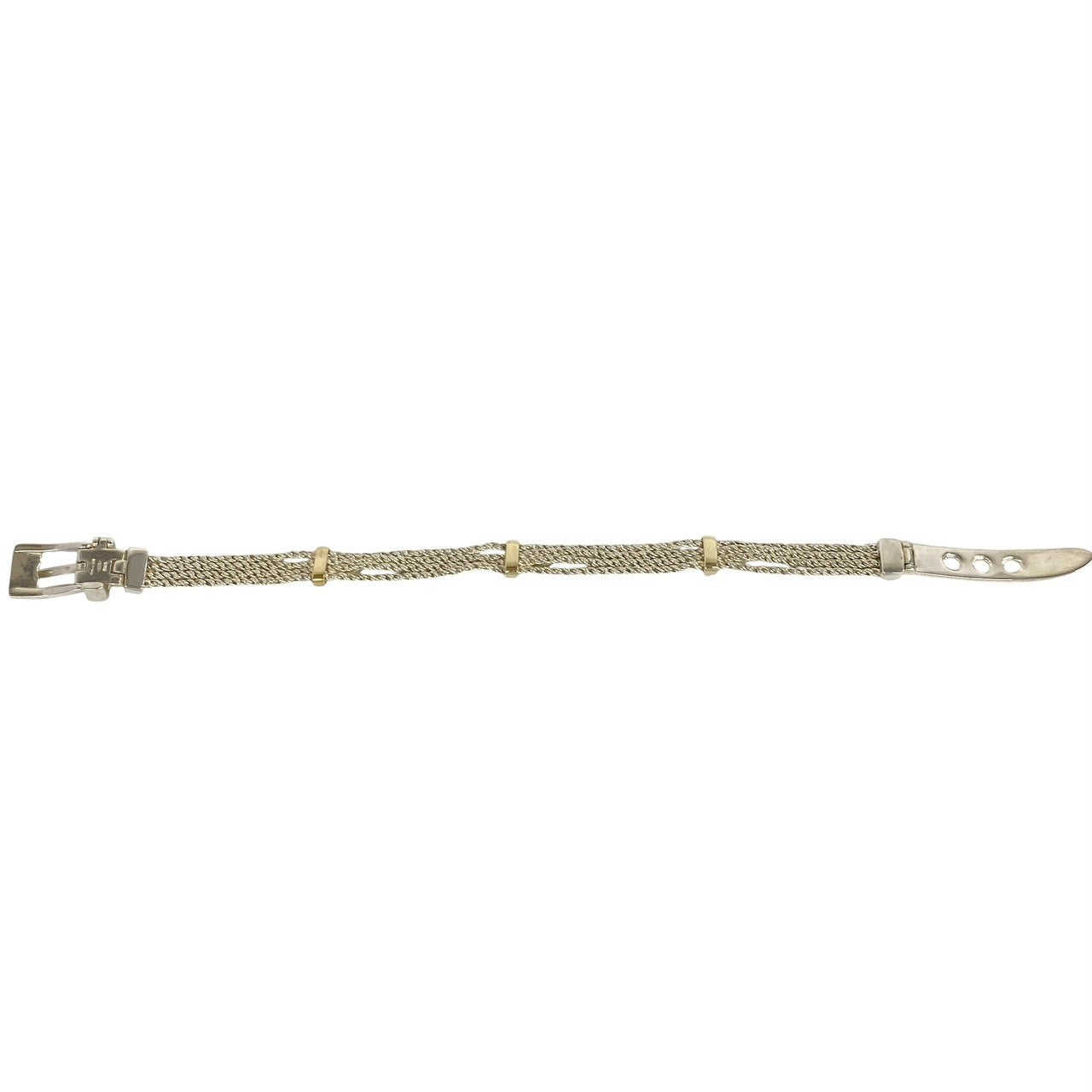 TIFFANY&Co. ティファニー (Vintage) Tサンチュール ブレスレット 925 K18 750YG 6