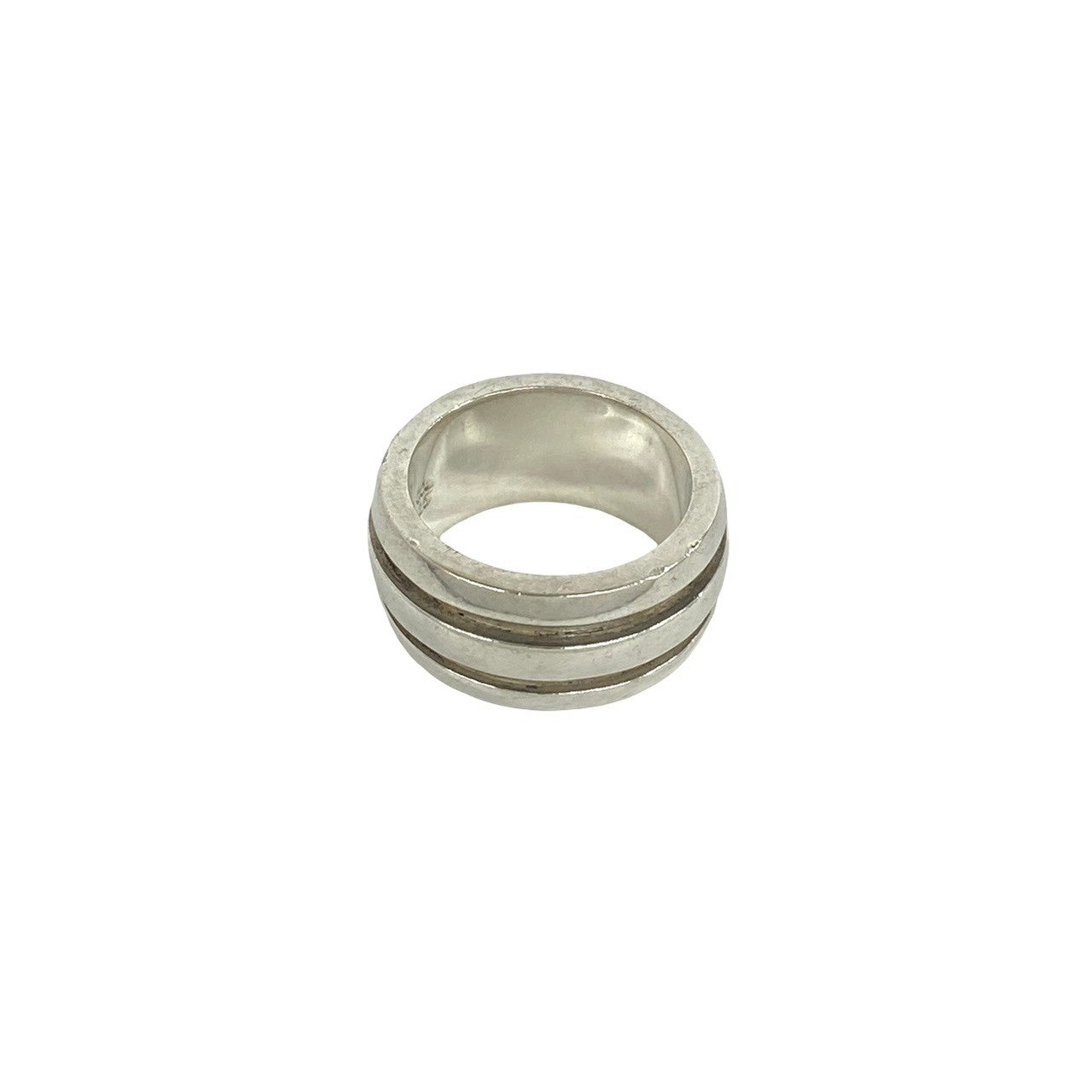 TIFFANY&Co. ティファニー (Vintage) グルーブド ダブルライン リング 指輪 6