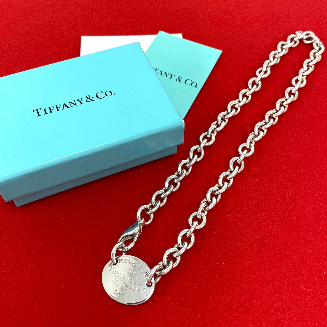 TIFFANY&Co. ティファニー リターントゥ ラウンドタグ ネックレス