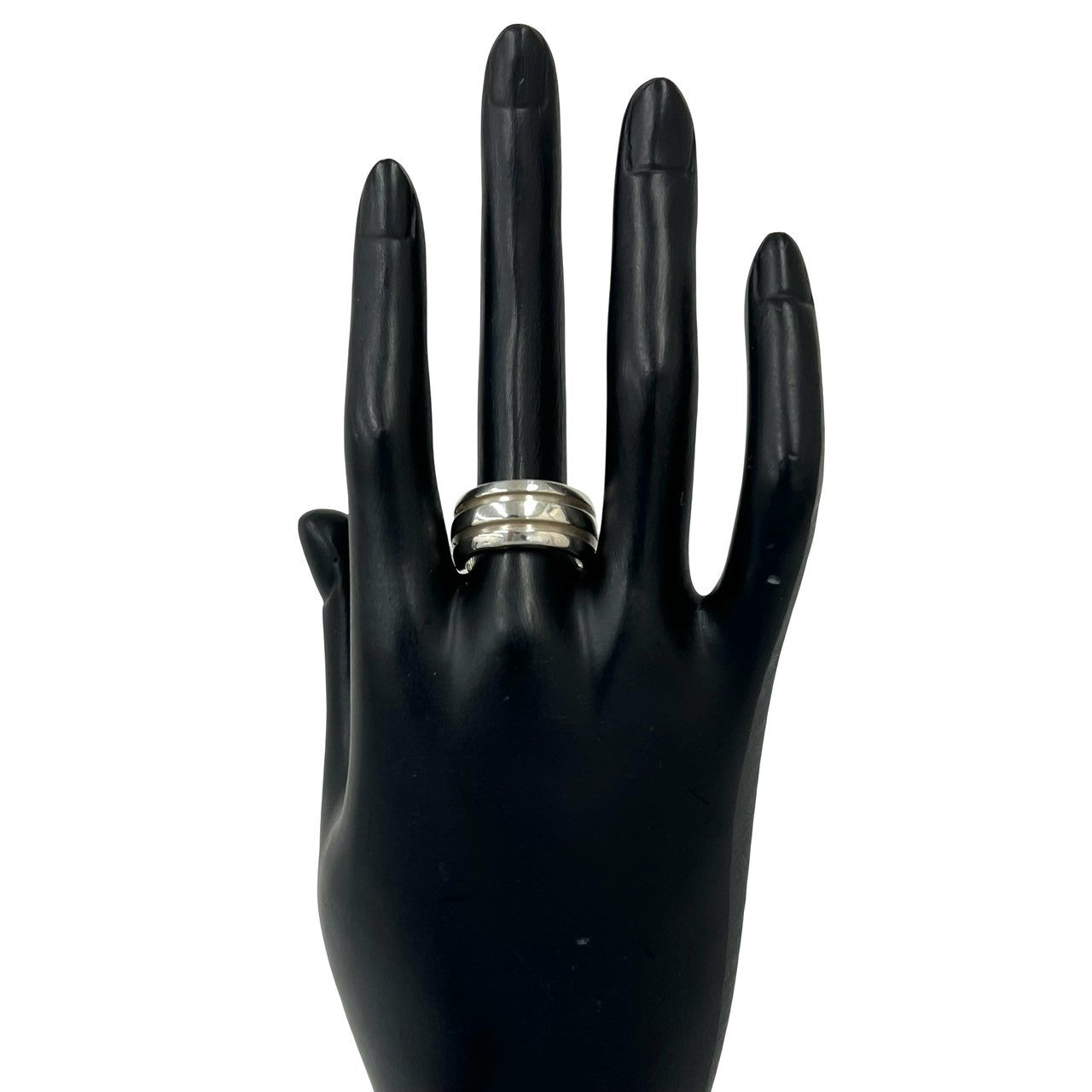 TIFFANY&Co. ティファニー (Vintage) グルーブド ダブル リング 指輪 8号 2