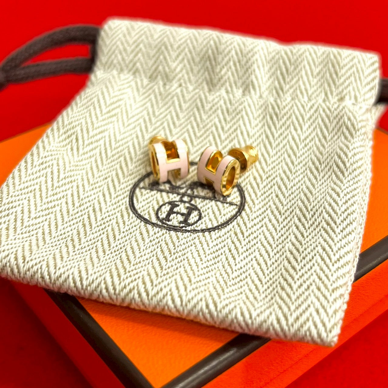 HERMES エルメス ミニ ポップ H ピアス