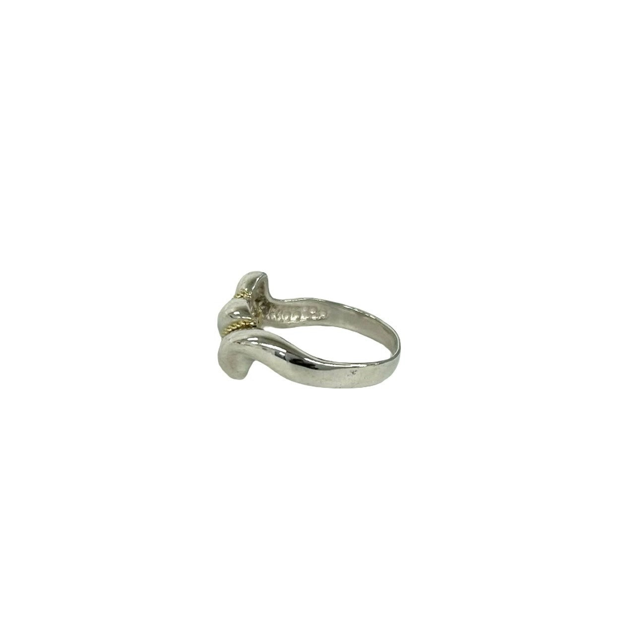 TIFFANY&Co. ティファニー (Vintage) ツイスト リング 指輪 925 K18 750 YG 4