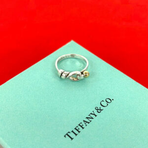 TIFFANY&Co. ティファニー ラブノット 925 K18 750YG リング・指輪