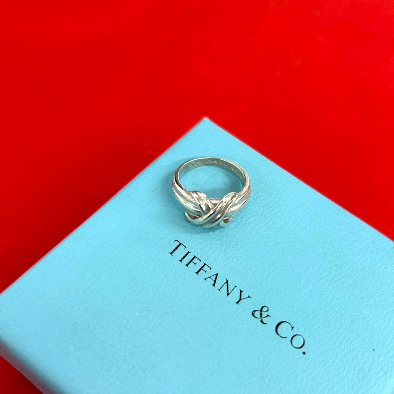 TIFFANY&Co. ティファニー (Vintage) シグネチャークロス リング 指輪