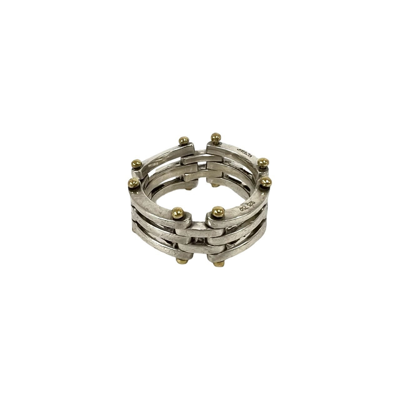 TIFFANY&Co. ティファニー (Vintage) ゲート リング 925 K18 750 指輪 4