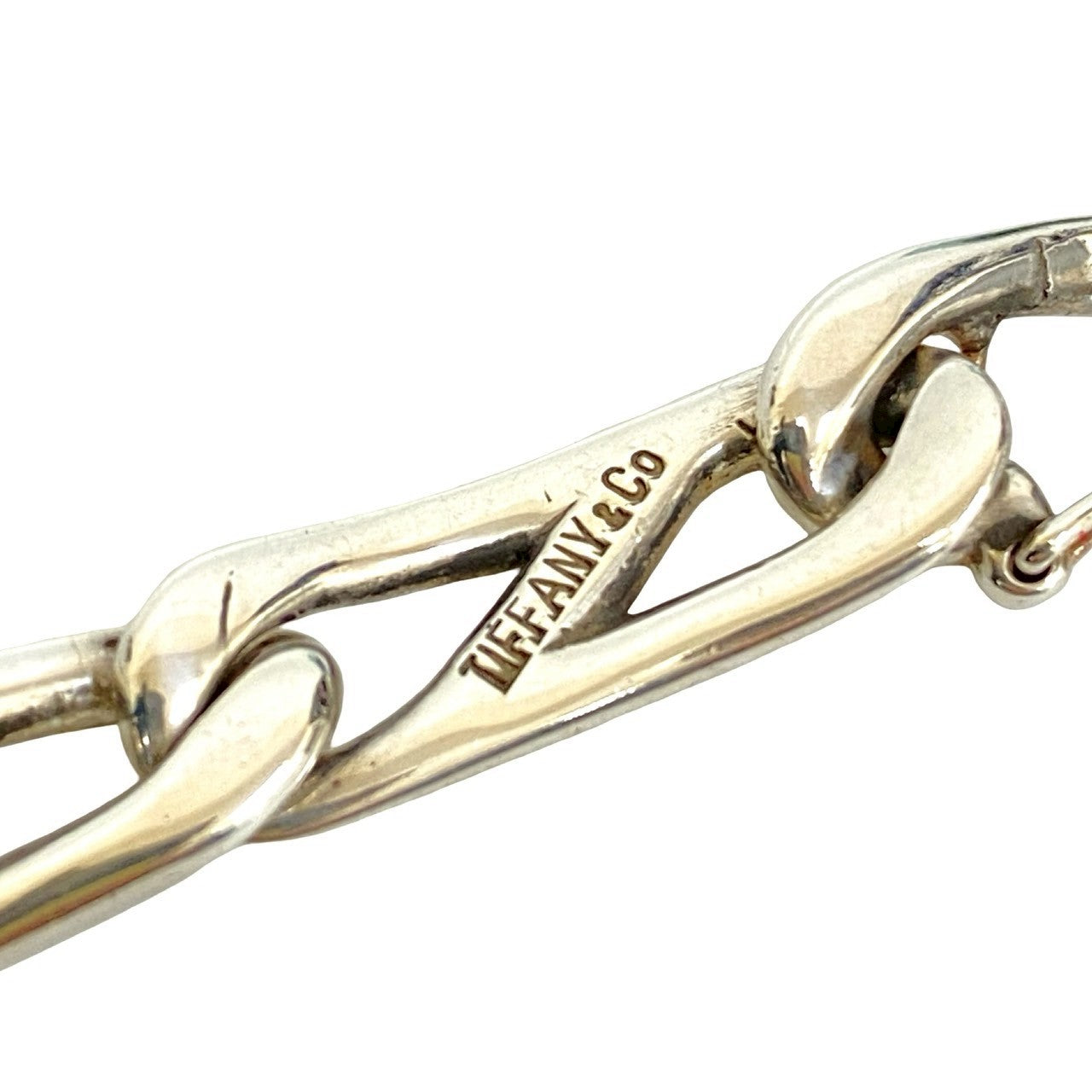 TIFFANY&Co. ティファニー クリップ シェイプ リンク チェーン ブレスレット 2