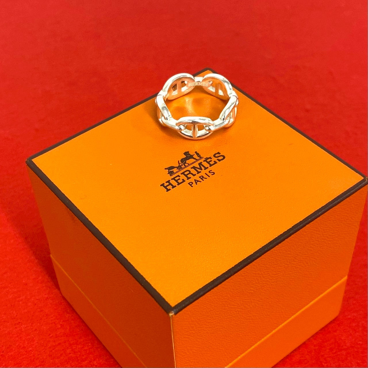 HERMES エルメス シェーヌダンクル アンシェネ リング 指輪