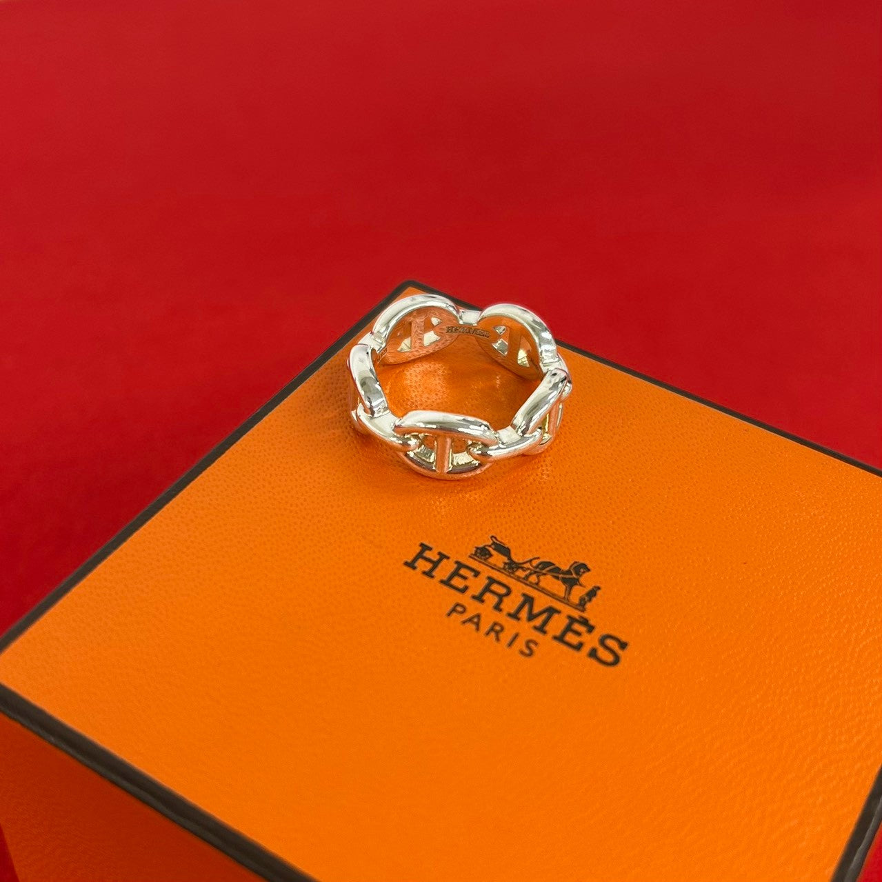 HERMES エルメス シェーヌダンクル アンシェネ リング 指輪
