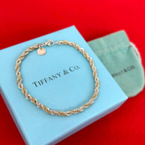 TIFFANY&Co. ティファニー (Vintage) ツイスト ロープ ブレスレット 925 K18 750YG