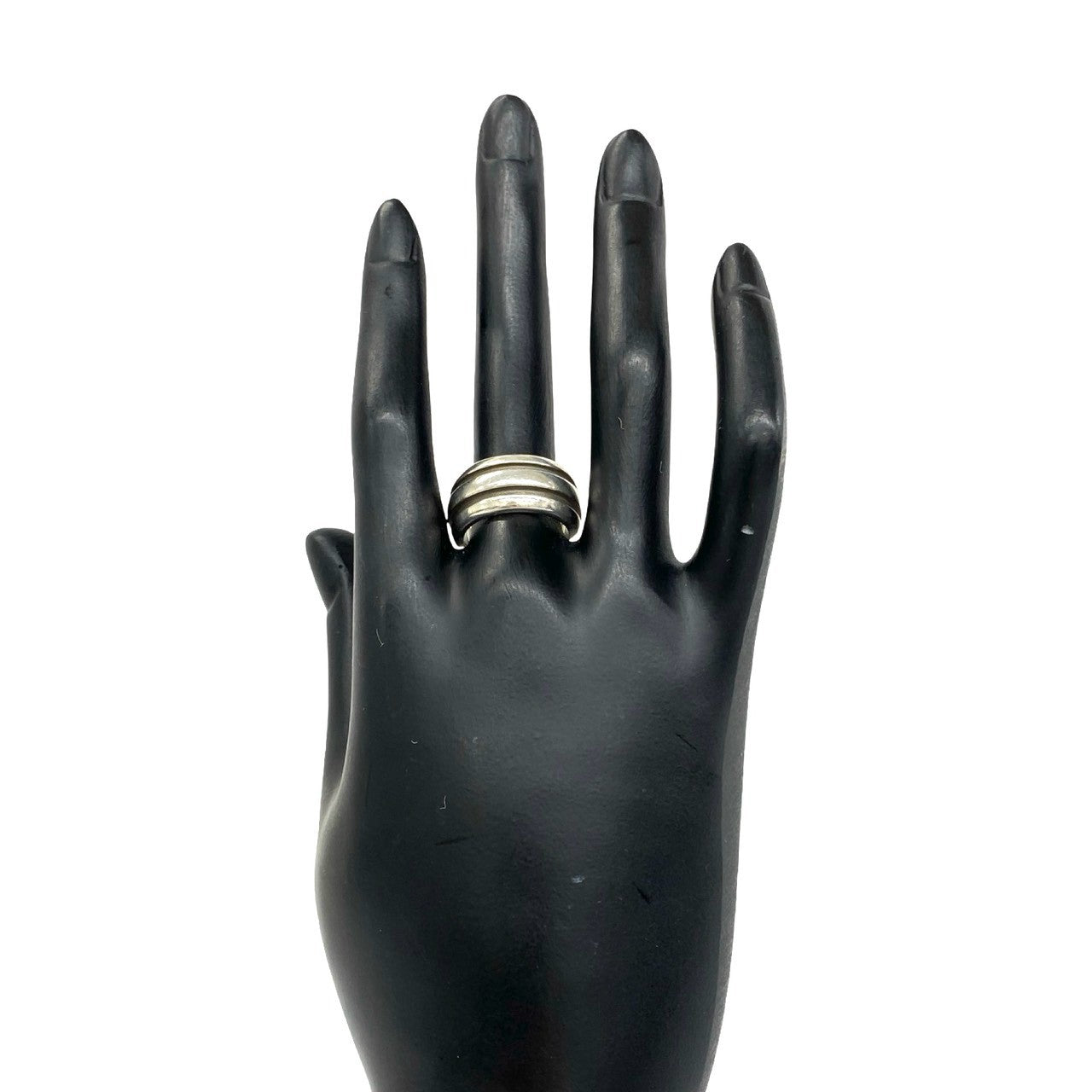 TIFFANY&Co. ティファニー (Vintage) グルーブド ダブルライン リング 指輪 7号 2