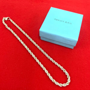 TIFFANY&Co. ティファニー ツイストロープ チェーン ネックレス 925 K18 750YG