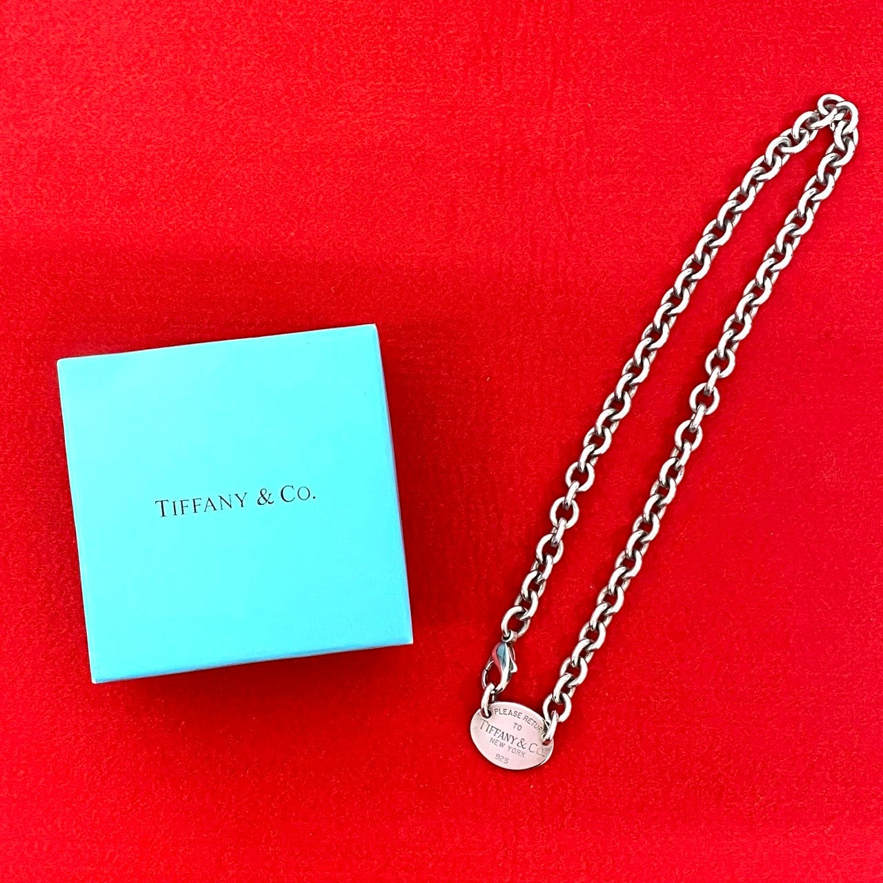TIFFANY&Co. ティファニー リターントゥ オーバルタグ ネックレス